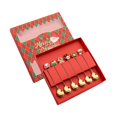 thumbnail image 4 of Stainless Steel Dessert Spoons Forks Tea Spoons Stainless Steel Christmas Spoons 6Pcs C, 4 of 9
