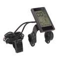 thumbnail image 1 of Panneau d'Affichage LCD de Vélo Électrique, Écran d'Affichage LCD de Vélo Électrique Imperméable Hautement Adaptable pour les Accessoires de Modification, 1 of 8