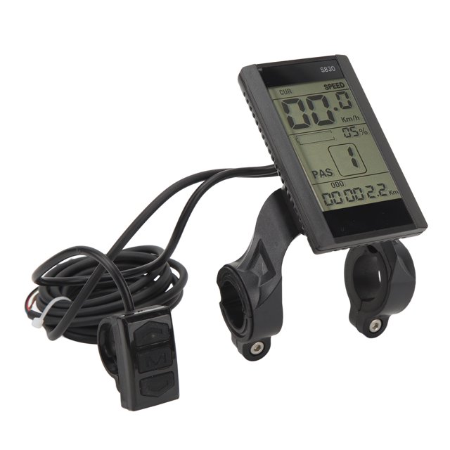 Panneau d'Affichage LCD de Vélo Électrique, Écran d'Affichage LCD de Vélo Électrique Imperméable Hautement Adaptable pour les Accessoires de Modification