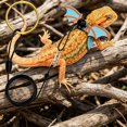 thumbnail image 4 of Qocolhg Lizard Leash Escape Proof Adjustable Harness for Bearded Dragon Leopard Gecko Iguana, Reptile Leash Lightweight Polyester Outdoor Walking Rope for Small Reptiles, 3 Sizes S/M/L, 4 of 6