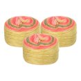 thumbnail image 1 of Unique Bargains 3Pack 100g Gradient Cake Cotton Yarns Soft Rainbow Yarn Mixed Red (300g), 1 of 8