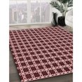 thumbnail image 3 of Ahgly Tapis d'Intérieur Lavable en Machine Carré Transitionnel Rose Corail Clair, 3 Pieds Carré, 3 of 7