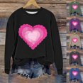 thumbnail image 1 of Yuyuzo Sweatshirts for Women Plus Size Valentines Day Tops Fleece Lined Long Sleeve Loose Casual Fashion Pullover Shirts, 1 of 6