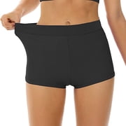zanvin Women's High Waisted Bikini Swim Bottoms Bathing Suit Swimsuit Bottom,Black,L