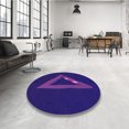 thumbnail image 4 of Ahgly Company Machine Washable Indoor Rectangle Transitional Purple Amethyst Purple Area Rugs, 5' x 7', 4 of 7