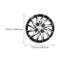 thumbnail image 2 of Shisuyan 2 Pcs Enjoliveur de Roue de Voiture 14 Pouces Moyeu de Voiture Capuchons de Remise à Neuf Auto Accessoires, 2 of 8