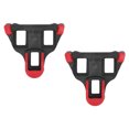 thumbnail image 1 of Bike Self Locking Pedal Cleats Set, 6 Degree Float Self Locking Cycling Pedals Cleat Antislip Comfortable Compact Simple With Screw For Safe Cycling Black Red, 1 of 8