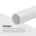 thumbnail image 4 of Unique Bargains PVC Rigid Round Pipe 28mm ID 32mm OD 20cm/8' Length White High Impact for Water Pipe, Crafts, Cable Sleeves, 4 of 6