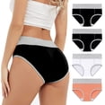 thumbnail image 2 of Culottes Menstruelles pour Femmes, 4 Pcs, Réutilisables, Anti-Fuites, Grande Taille, Culottes de Protection Post-Partum, 2 of 7
