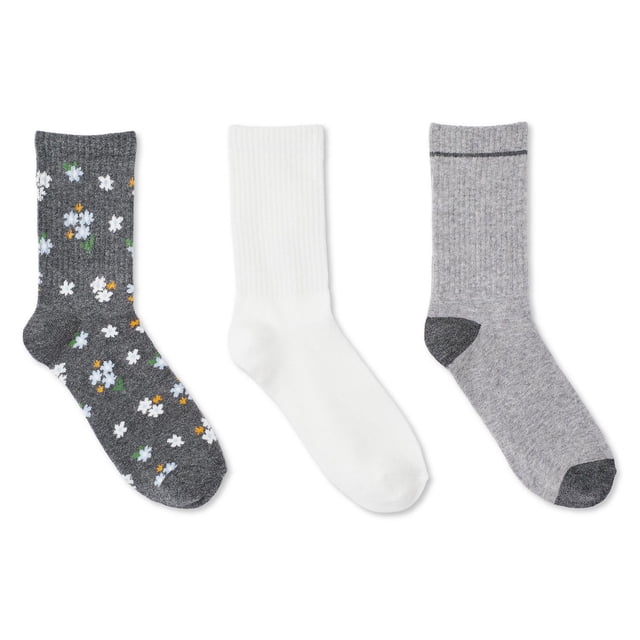 George Women's Crew Socks 3-Pack