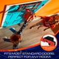 thumbnail image 3 of NERF Basketball Hoop Set - Pro Hoop Mini Hoop Set with Mini NERF Basketball - Steel Rim Great for Dunking - Over The Door Basketball Hoops, 3 of 3