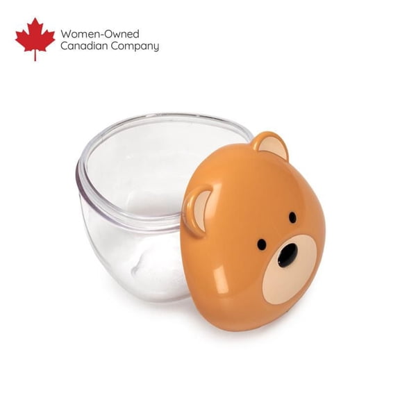 Melii Snack Containers for Toddler for Kids and Adults - Bear - 1 unit