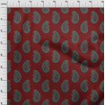 thumbnail image 3 of oneOone Cotton Flex Fabric Paisley Block Print Fabric BTY 40 Inch Wide, 3 of 4