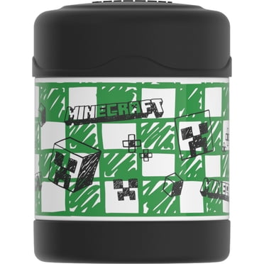 Thermos Kids Stainless Steel Vacuum Insulated FUNtainer Food Jar, 10 oz Minecraft