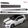 thumbnail image 4 of Yeacher 5Pcs Car Stickers Body Sticker Decals Stripes Car Side Door Body Hood Rearview Mirror Decal Stickers Set Racing, 4 of 6