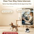 thumbnail image 3 of Dual Lens Wireless WiFi Pet Camera Split Screen Night Vision Indoor Pet, 3 of 5