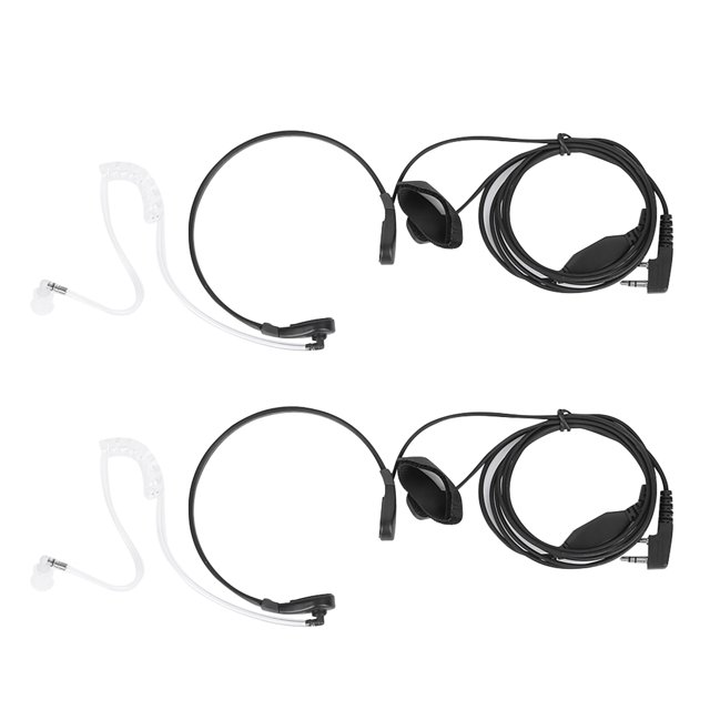 Talkie Headphone, Two Way Earpiece Action Throat Mic Headset Practical And Dependable For For Most People