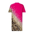 thumbnail image 4 of Robes Grande Taille pour Femmes Robe Grande Taille pour Femmes Col en V Été Décontractée Robes d'Été Poche Genou Manches Courtes avec Poches en Liquidation, 4 of 5
