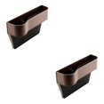 thumbnail image 4 of VONKY Gap Filler Organizer Convenient and with Cup Holder Brown Left 2Set, 4 of 6