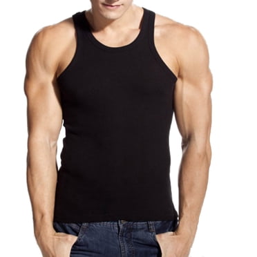 Ediodpoh Débardeurs pour Hommes pour le Sport Camisoles Ajustées Respirantes Couche de Base Sans Manches Gilet de Gym Vêtements d'Entraînement Vêtements de Mise en Forme Vêtements de Sport Hauts pour Hommes Noir G