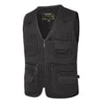 thumbnail image 2 of TIMIFIS Mens Mesh Outdoor Work Fishing Travel Photo Cargo Vests Summer Casual Work Multi Pockets Breathable Waistcoat JacketFall, 2 of 7