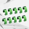 thumbnail image 3 of 10PCS Wire Clamps Tubing Clips Mountain Bike C Shaped Buckle Bike Line Pipe Fixing Pipe Clamp Line Clips Bike Brake Line Buckle (Green), 3 of 8