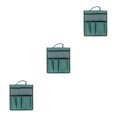 thumbnail image 3 of fastboy Black Work Portable Storage Bags With Ample Storage Space Lightweight And Portable Stool Pouch Dark green 3Set, 3 of 6