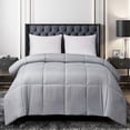 thumbnail image 2 of Blue Ridge Couette Alternative au Duvet en Microfibre pour la Maison, Simple, Platine, 2 of 4