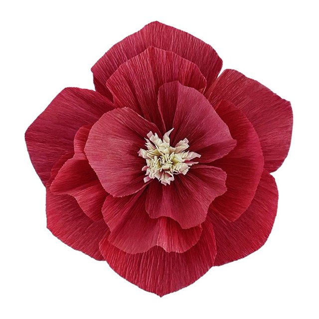 Festive Decoration Pleated flowers Background Three-dimensional paper flowers