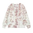 thumbnail image 5 of Huvoen Chandail à Manches Longues pour Tout-Petit Bébé Garçon Fille, Blouse à Capuche à Manches Longues, Chandail à Col Rond Surdimensionné de Noël pour Filles, Mode Enfants, Chandail à Manches Longues, Hauts 1-12 Ans, Roses, 5-6 Ans, 5 of 5