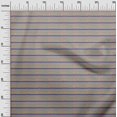 thumbnail image 2 of oneOone Georgette Viscose Fabric Stripe Block Print Fabric BTY 42 Inch Wide, 2 of 4