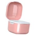 thumbnail image 2 of Denture Case, Food Grade Large Capacity Denture Cup Strong Plastic  for Office Blue,Black,Red,White, 2 of 8