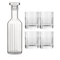 thumbnail image 1 of Italian Made Luigi Bormioli Bach Whisky Set (Set of 5), 1 of 3