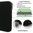 thumbnail image 2 of Laptop Sleeve 11"-15.6", Durable Shockproof Protective Laptop Case Cover Flip Briefcase Carrying Bag Case, Laptop Sleeve Computer Bag Sleeve for Laptop Notebook, Black, 15.6", 2 of 7