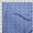 thumbnail image 4 of oneOone Cotton Cambric Medium Blue Fabric Autumn Craft Projects Decor Fabric Printed By The Yard 42 Inch Wide, 4 of 4