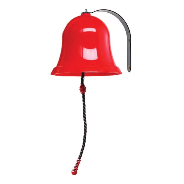 Clochette Suspendue pour Enfants Ensemble de Balançoire Factice Accessoire ren Cadeau - Rouge