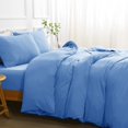thumbnail image 2 of Duvet Cover Queen -Piece Prewashed Ultra Soft Queen Bedding Set - Features Zipper Closure and Corner Ties Includes Duvet Cover x Pillowcases No Comforter, 2 of 7