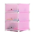 thumbnail image 4 of Modular DIY Wardrobe Organizer Storage Rack Cabinet Closet Shelf Kitchen Dining Bar Furniture, 4 of 8
