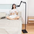 thumbnail image 4 of axGear Tablet Floor Stand Phone Holder Height Angle Adjustable Long Arm Mount, 4 of 8