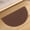 Coffee, variant on Semicircular Non-Slip Floor Mat, Durable Entrance Carpet Easy to Clean, Waterproof Door Mat for Bathroom Patio Deck with Anti-Skid Backing