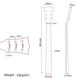 thumbnail image 2 of lionlar Fine Maple Guitar Neck 22 Fret Inlay Dot for Electric Guitar DIY Accessories, 2 of 9