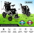 thumbnail image 5 of MAJESTIC IQ-8000 New Remote & Joystick Controlled Mobility Aid Lightweight Foldable Electric Wheelchair, 5 of 5