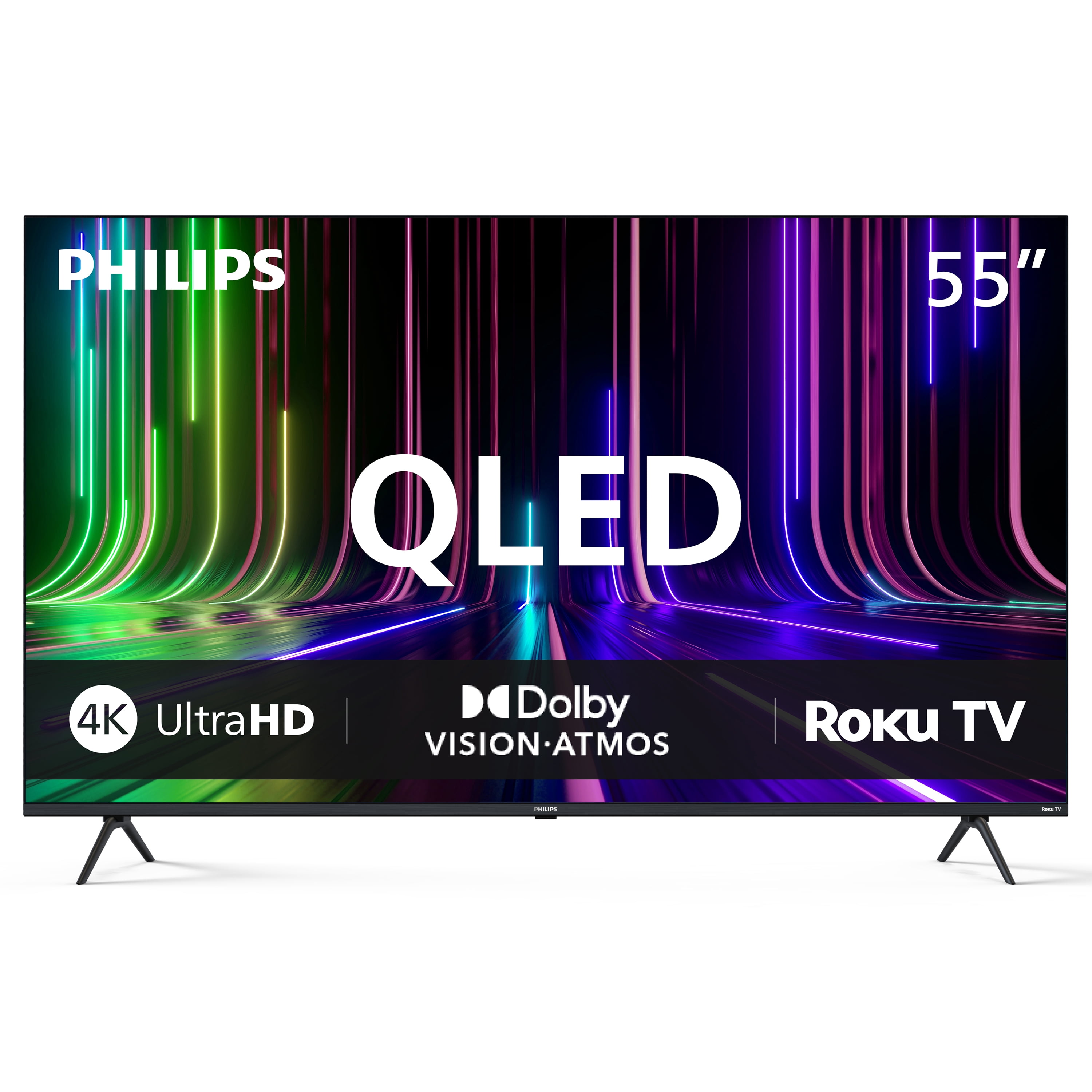 Philips 55" 4K UHD QLED, 7676 Series QLED TV, 55PQL7676/F6