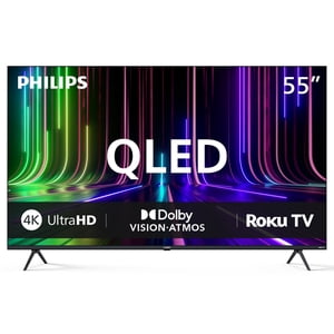 Philips 55" 4K UHD QLED, 7676 Series QLED TV, 55PQL7676/F6