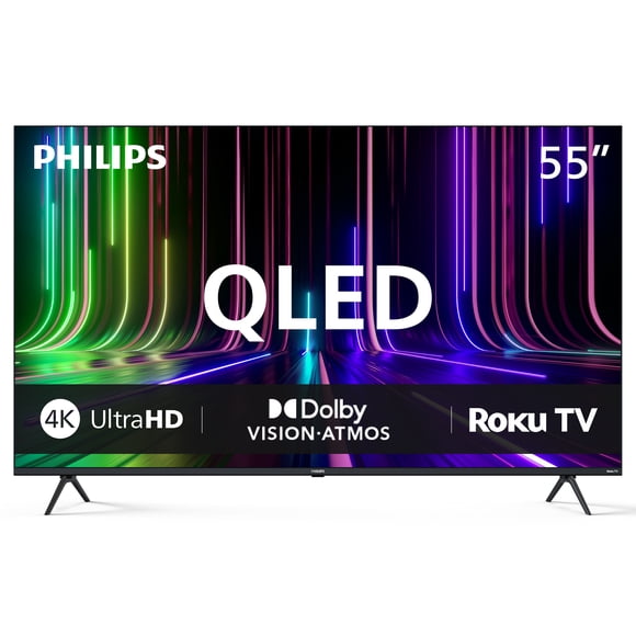 Philips 55" 4K UHD QLED, 7676 Series QLED TV, 55PQL7676/F6