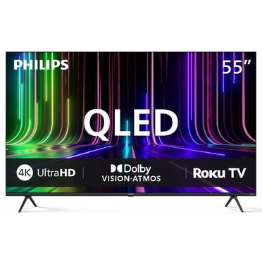 Philips 55" 4K UHD QLED, 7676 Series QLED TV, 55PQL7676/F6