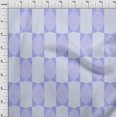 thumbnail image 4 of oneOone Georgette Viscose Purple Fabric Geometric Allover Shape Craft Projects Decor Fabric Printed By The Yard 42 Inch Wide, 4 of 4
