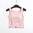 thumbnail image 2 of Timegard Camisoles pour Femmes avec Soutien-Gorge Intégré Camis Col Rond Sans Manches Court Haut Confortable d'Été Homerwear, 2 of 3