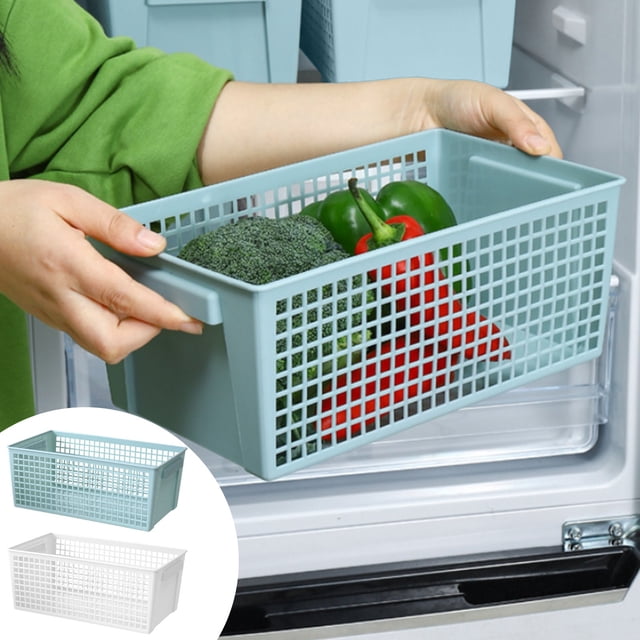 Holiday Gifts! Gspmoly Large Storage Basket Snack Storage Hollow Rectangular Storage Basket Miscellaneous Box Storage Frame Plastic Basket Storage Basket Holiday Gifts