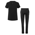 thumbnail image 2 of Adar Addition Go-Higher Scrub Set For Women - Notched V-Neck Scrub Top & Skinny Cargo Scrub Pants, 2 of 7